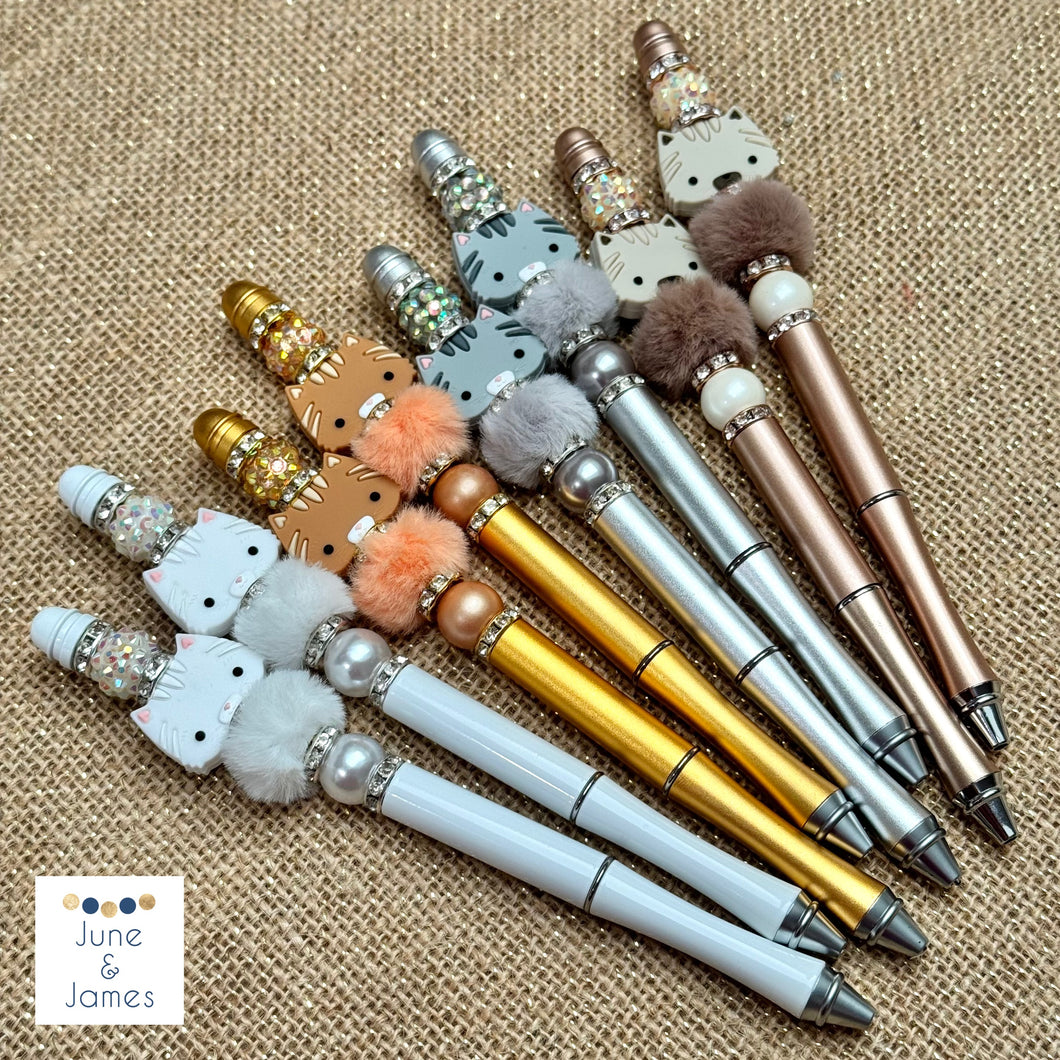 Fuzzy Kitty Pens