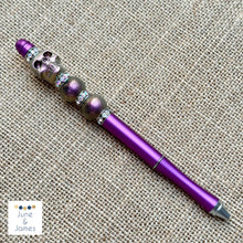 Load image into Gallery viewer, Black Opal Skull Pen
