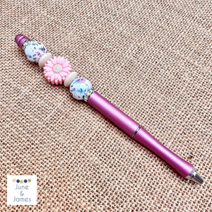 Pink Daisy Pen