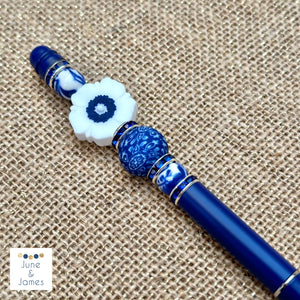 Blue Poppy Pen