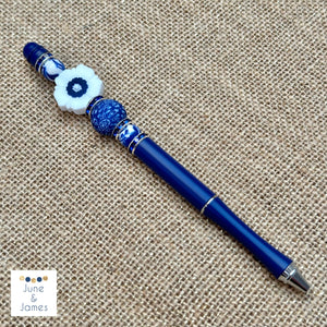 Blue Poppy Pen