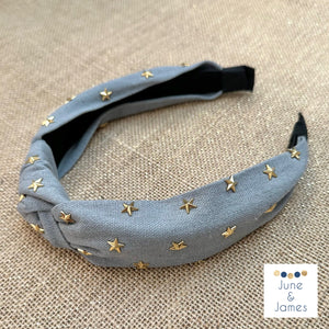 Star Headband - Gray