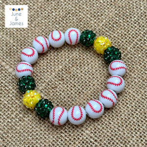 Custom Softball or Baseball Bracelet